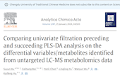 實驗室在《Analytica Chimica Acta》發(fā)表非靶向代謝組學(xué)數(shù)據(jù)分析方法領(lǐng)域的研究成果